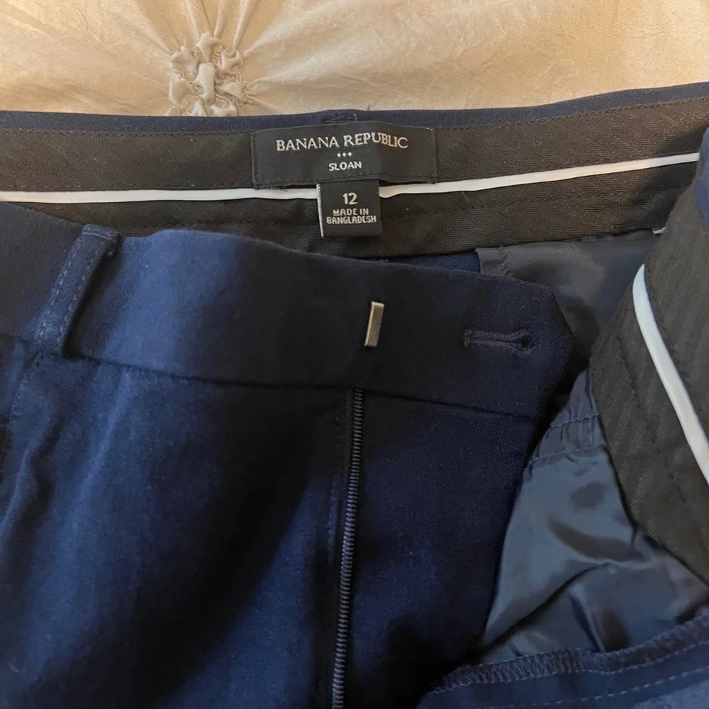 Banana Republic Sloan Dark Blue Pants - Picture 3 of 4